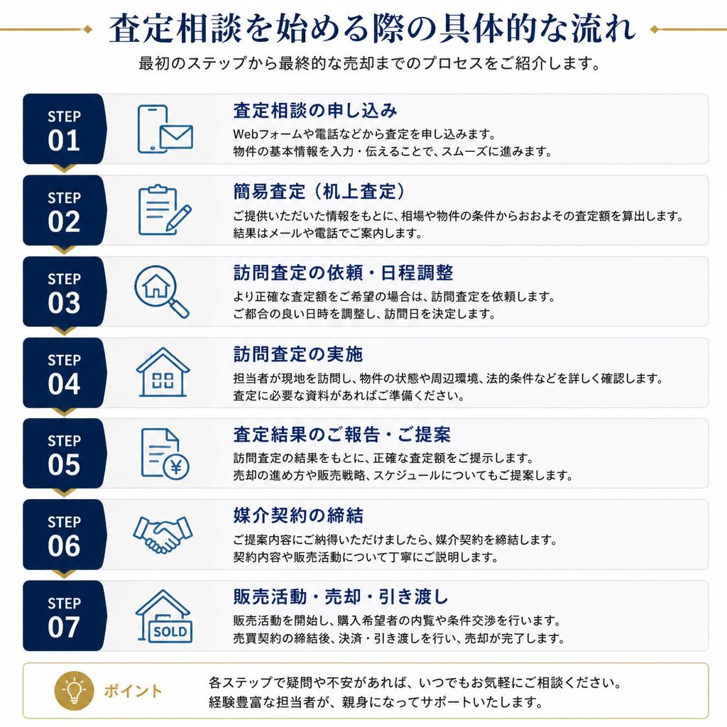 4. 査定相談の流れ