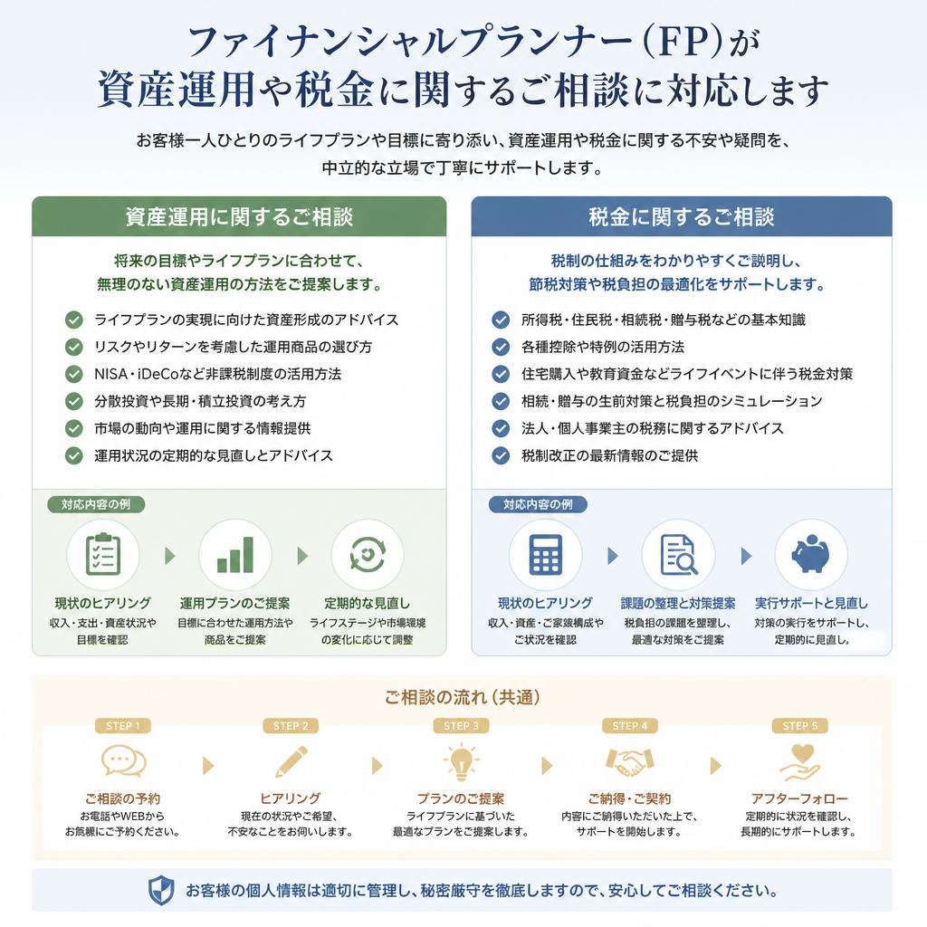5. ファイナンシャルプランナーがサポートする理由